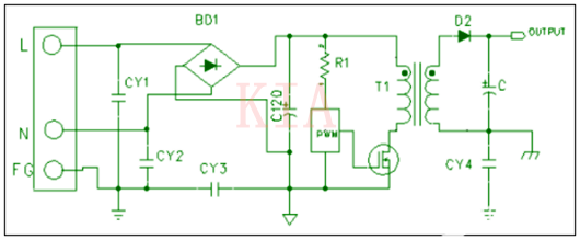 如何計(jì)算開關(guān)電源Y電容？詳解-KIA MOS管