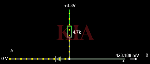 二極管電平轉換電路