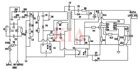 大功率LED燈驅(qū)動(dòng)電路