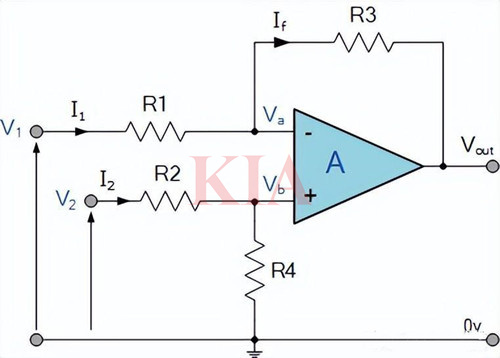差分運算放大電路,計算公式詳解-KIA MOS管
