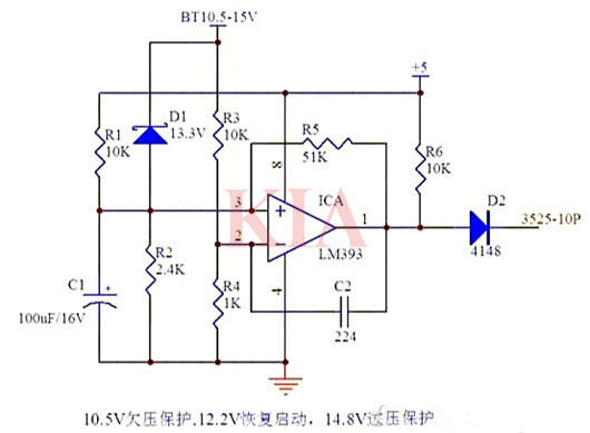 逆變器,欠壓過壓保護電路